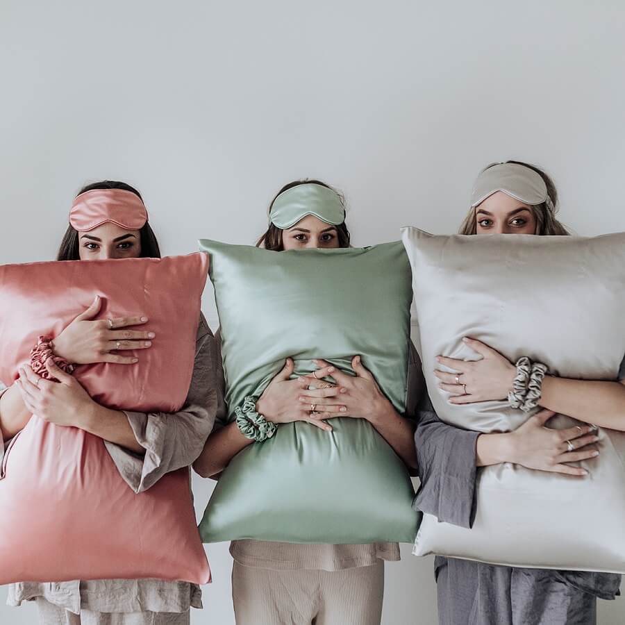 Silk Pillow Case 50X70 Cm Midnight Blue