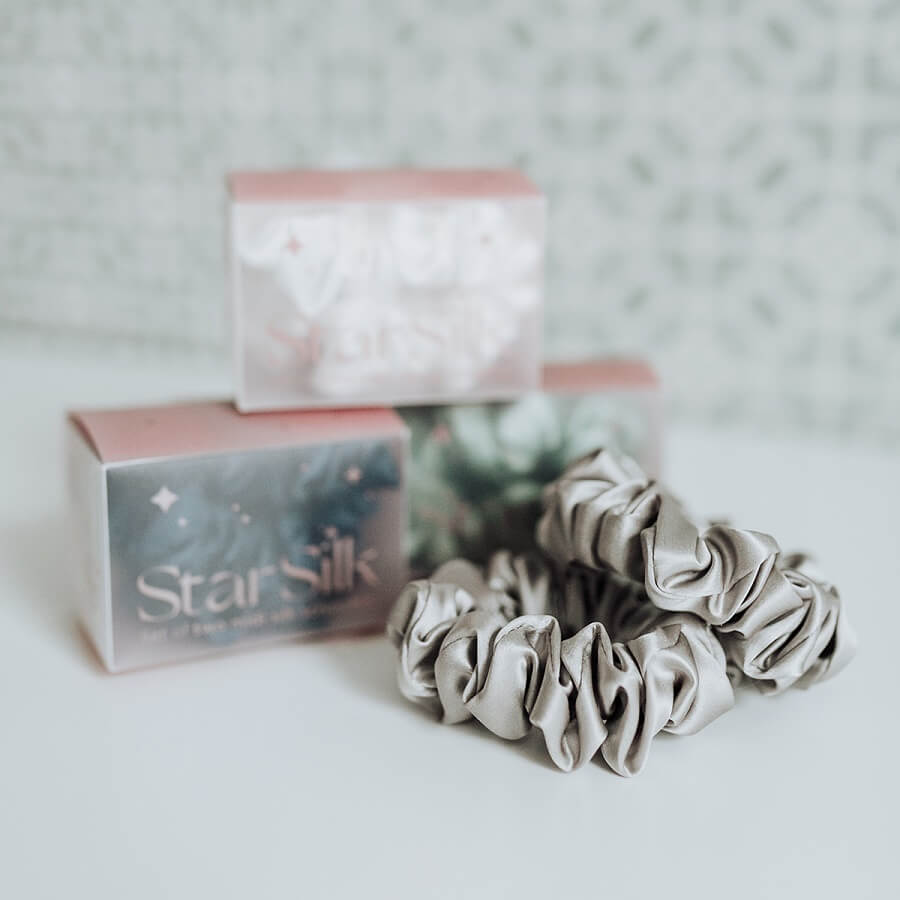 Silk Hairband Midi Daydream Pink