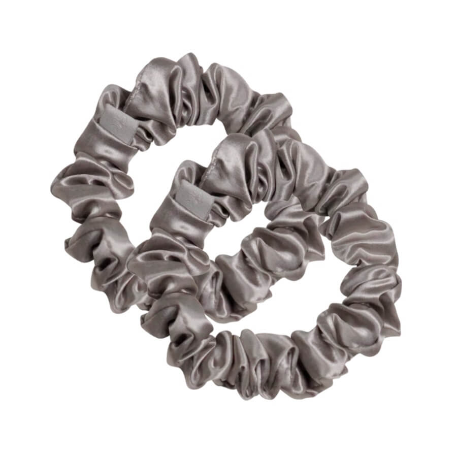 Silk Hairband Midi Silver Stardust