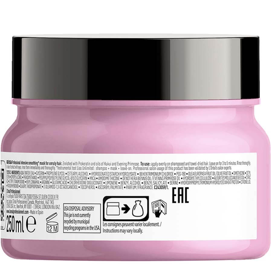 Professional Mask Intensive Smoother For Unruly Hair
