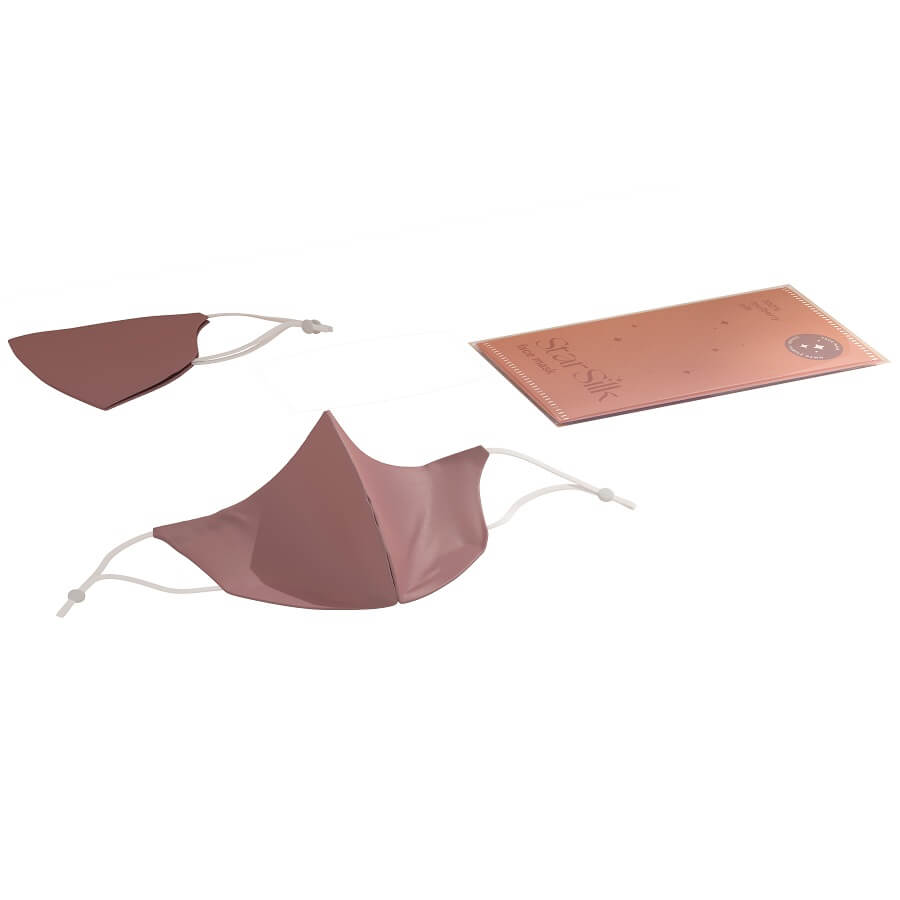 Silk Face Mask Purple Dawn