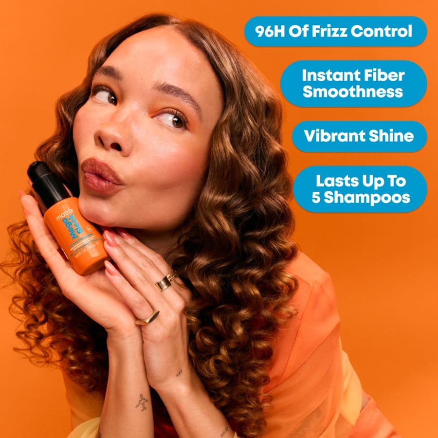 Mega Sleek 96H Anti-Frizz Topcoat Smoothing Serum