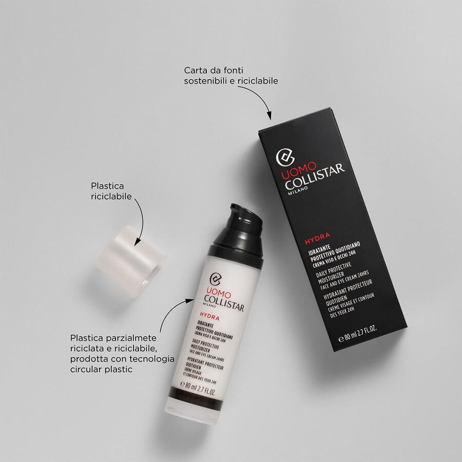 Uomo Hydra Daily Protective Moisturizer Face And Eye Cream