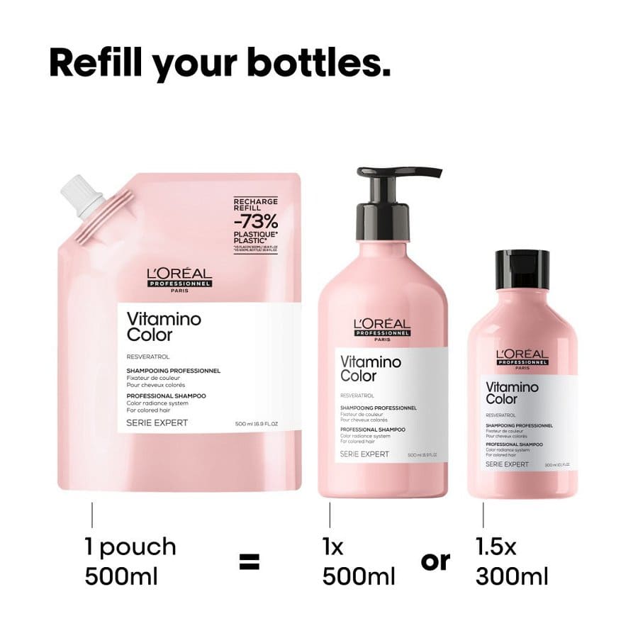 Vitamino Color Professional Shampoo Color Radiance System Refill