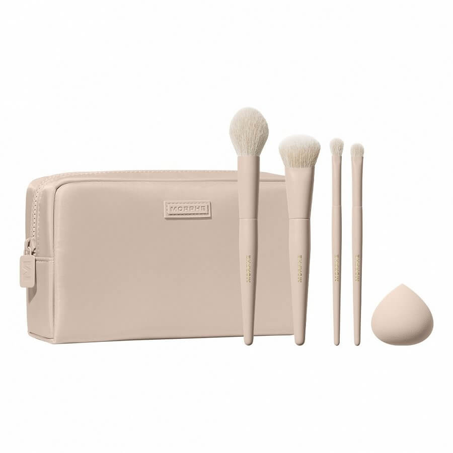 Oat Latte 5-Piece Face & Eye Brush Set