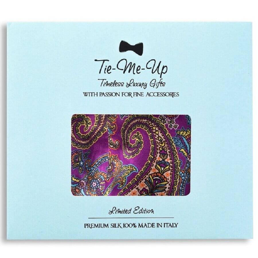 Silk Mask London Paisley Purple