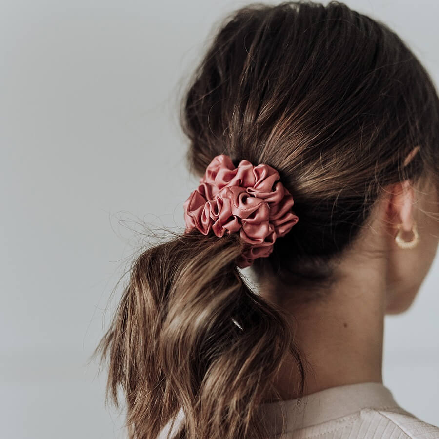 Silk Hairband Midi Daydream Pink