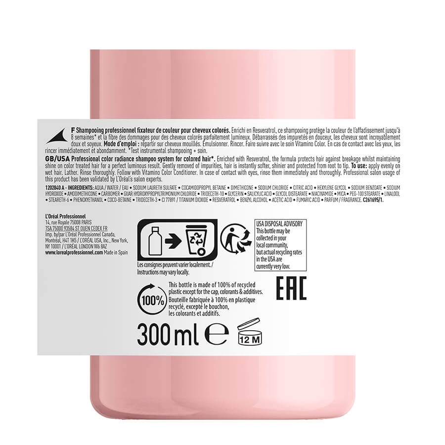 Professional Shampoo Color Radiance System