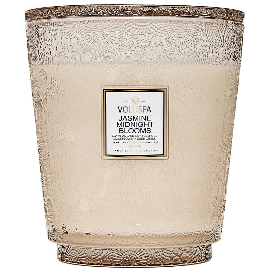 Jasmine Midnight Blooms 5 Wick Hearth Candle