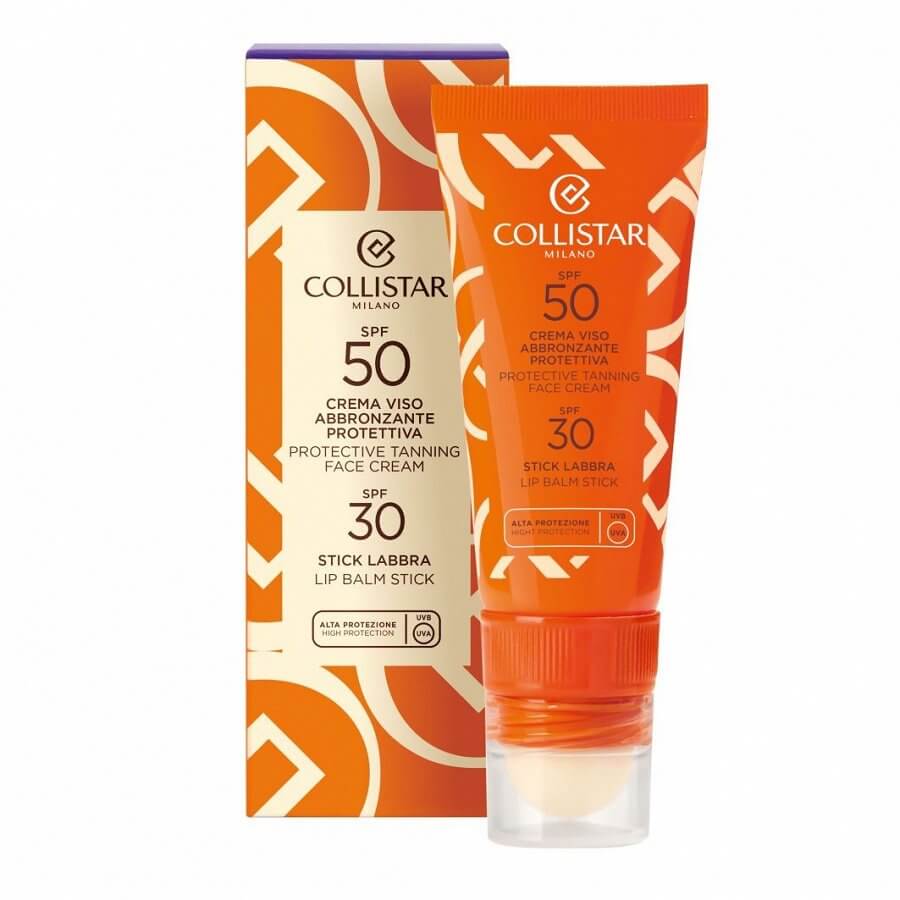 Protective Tanning Face Cream SPF 50 & Lip Balm Stick SPF 30