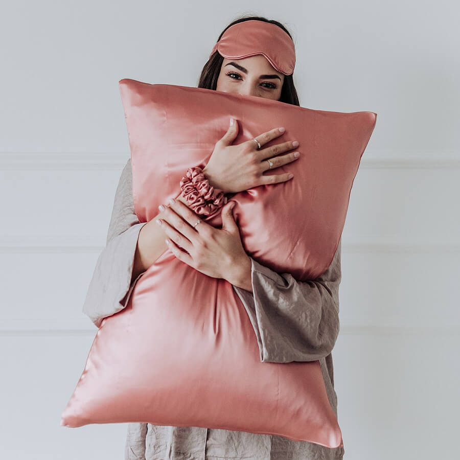 Silk Pillow Case 50X70 Cm Daydream Pink