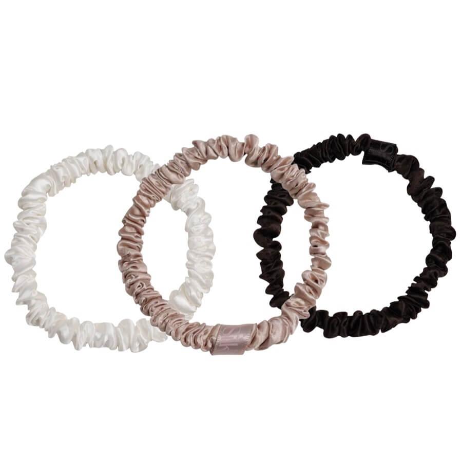 Silk Hairband Skinny Earthy Mix