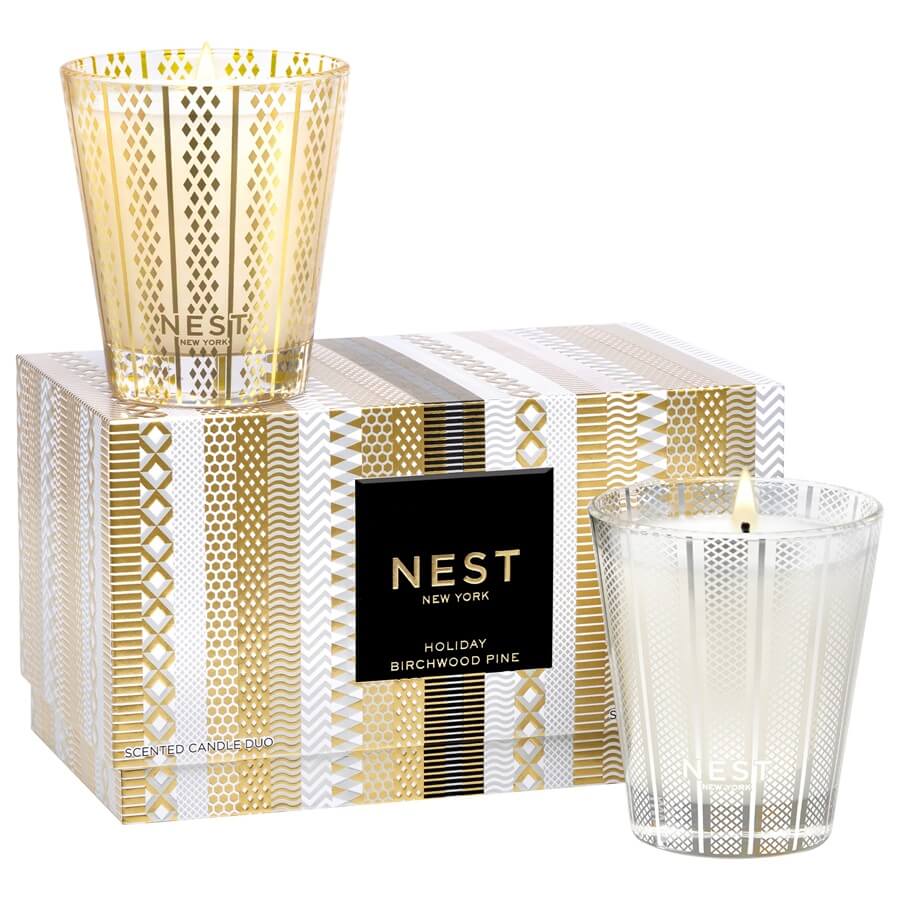Festive Classic Candle Duo Set