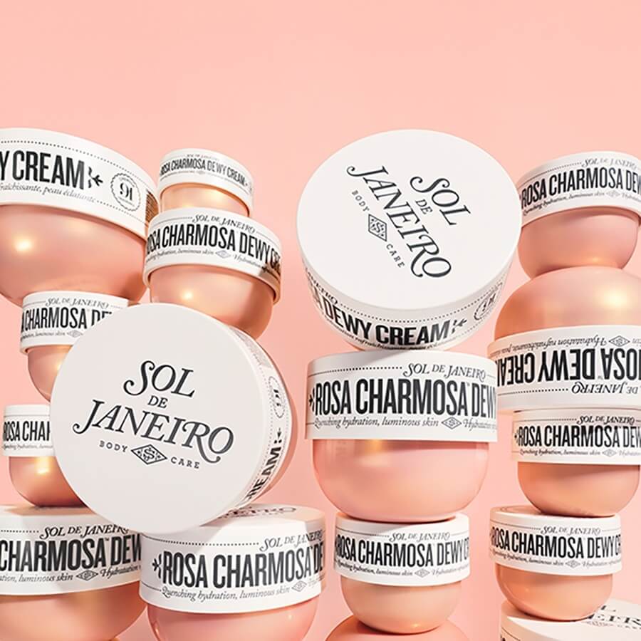 Rosa Charmosa Dewy Cream