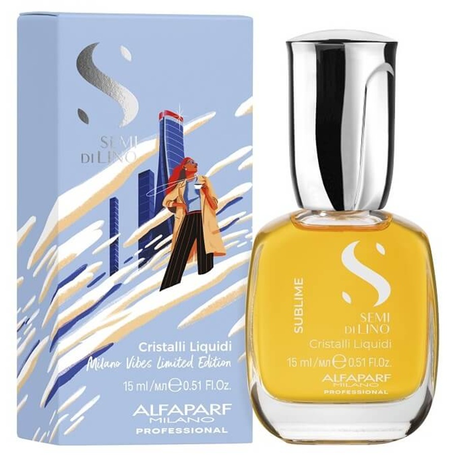 Semi di Lino Cristalli Liquidi Blue