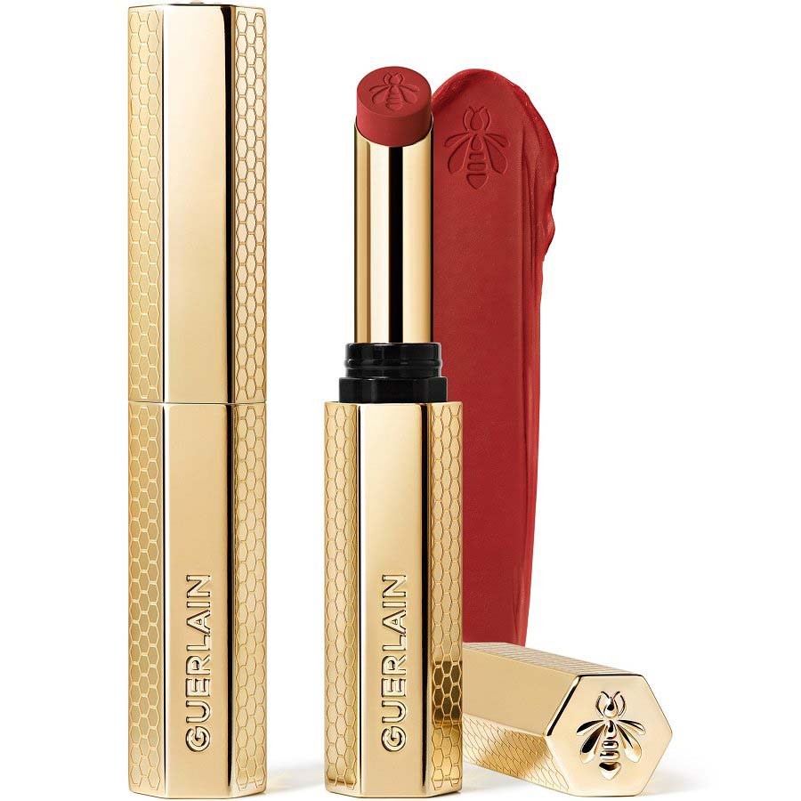 Guerlain - KissKiss Honey-Infused Intense Lipstick - 599 - Red Aster