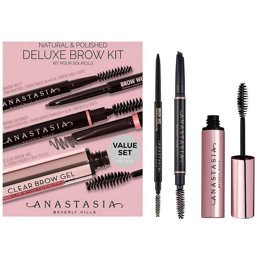 Anastasia Beverly Hills - Natural & Polished Deluxe Kit - Dark Brown