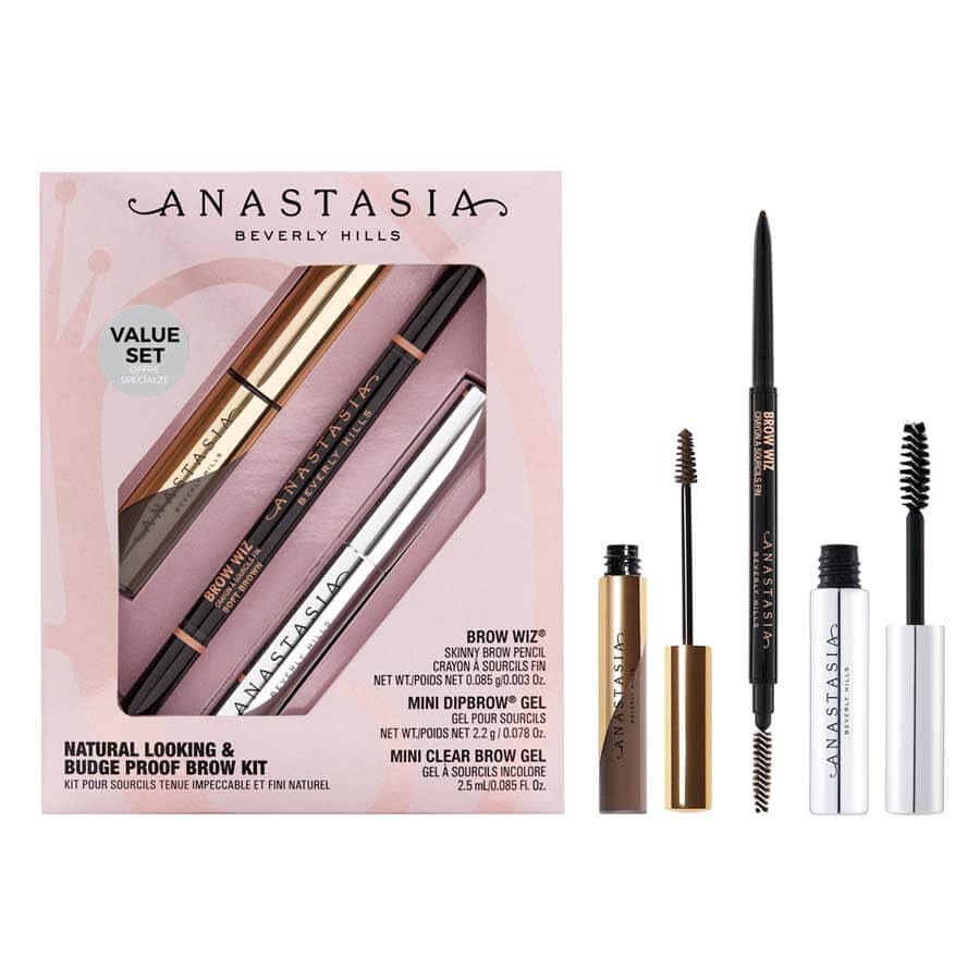Anastasia Beverly Hills - Natural Looking Brow Kit Soft Brown - 