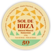 Sol de Ibiza Natural Mineral Sunscreen Tin SPF50