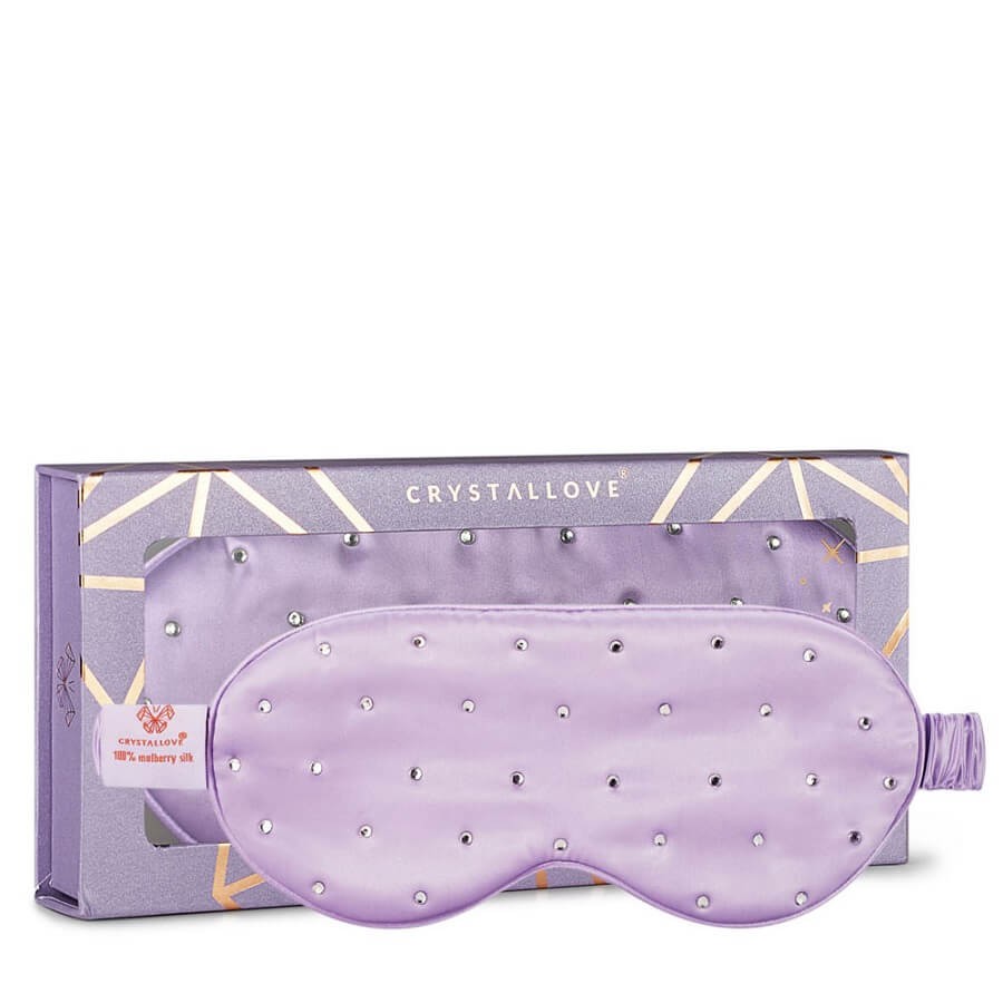 Crystallove - Crystalized Silk Eye Mask Lilac - 