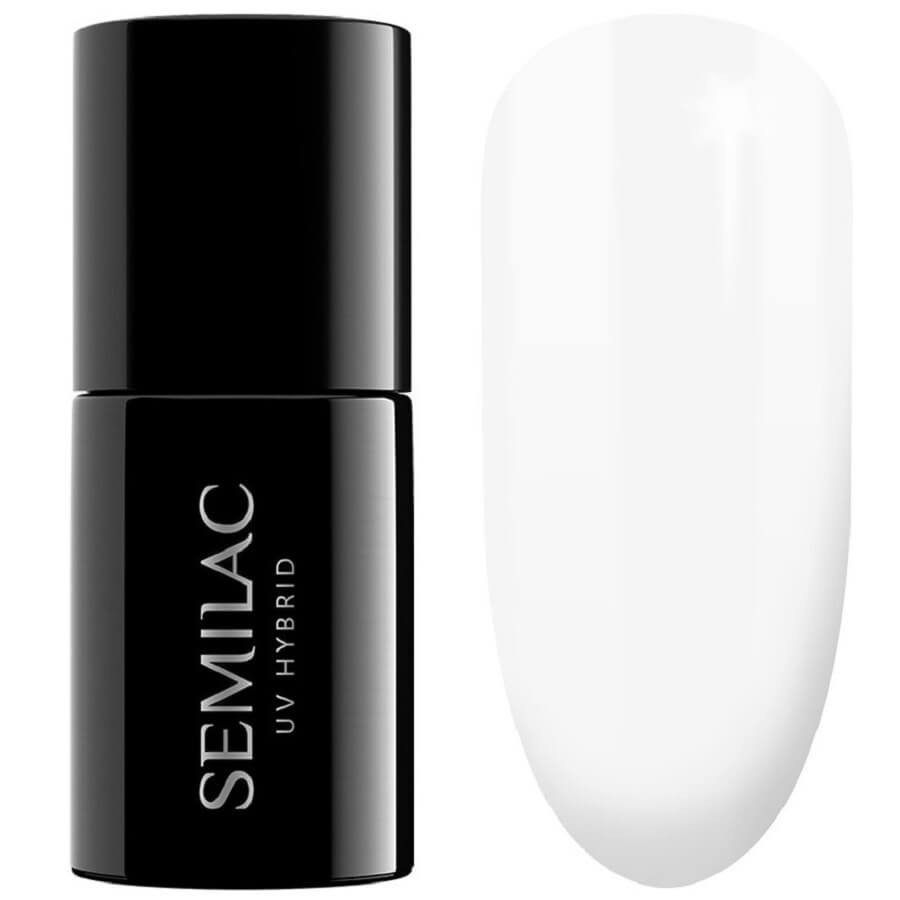 Semilac - UV Hybrid Gel Polish - 001 - Strong White