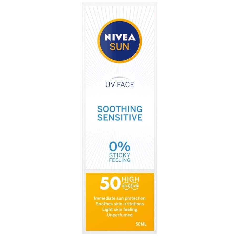 Nivea - Nivea SUN UV Face Cream for Sensitive Skin SPF50 - 