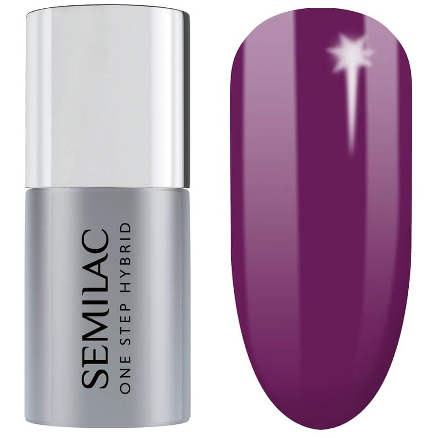 Semilac - One Step Hybrid Nail Polish - S760 - Hyacinth Violet