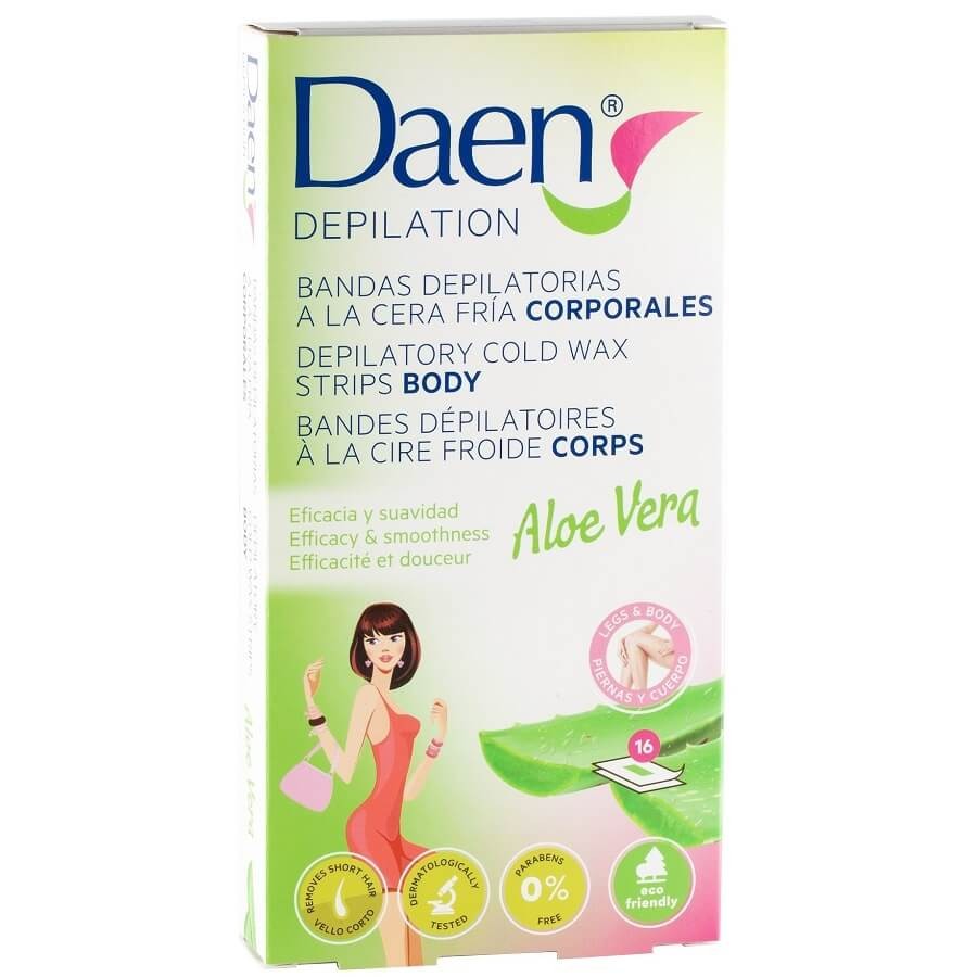 Daen - Body Wax Strips Aloe Vera - 