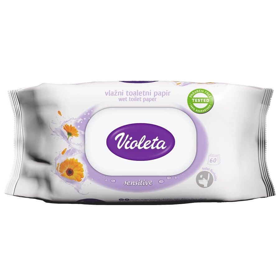 Violeta  - Toaletni Vlažni Papir Neven - 