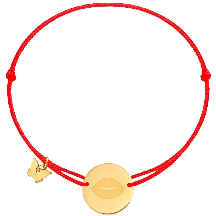 Borboleta - Bracelet Red Gold Lips - 