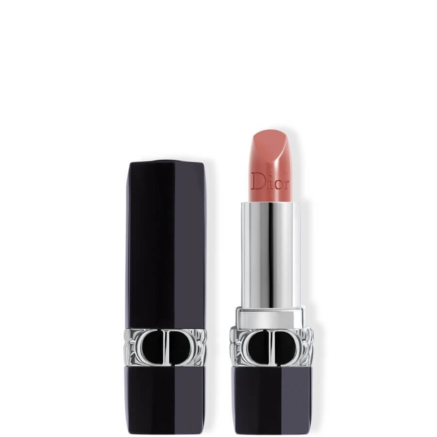 DIOR - Rouge Dior Colored Lip Balm - Floral Lip Care Refillable - 001 - Satin Diornatural 