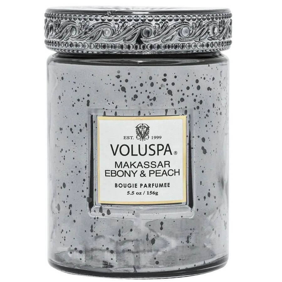VOLUSPA - Makassar Ebony&Peach Small Jar Candle - 