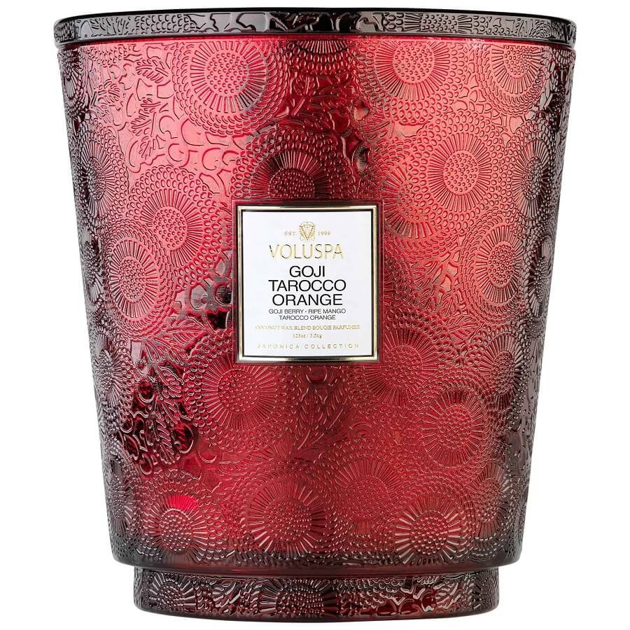 VOLUSPA - Spiced Goji Tarocco Orange 5 Wick Hearth Candle - 