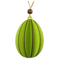 Douglas Collection Spring Time Wooden Egg Green