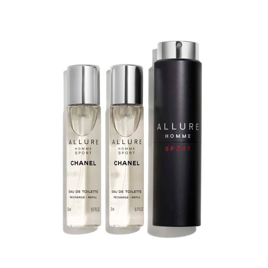 CHANEL - EAU DE TOILETTE U PUNJIVOM PUTNOM SPREJU - 3x20 ml