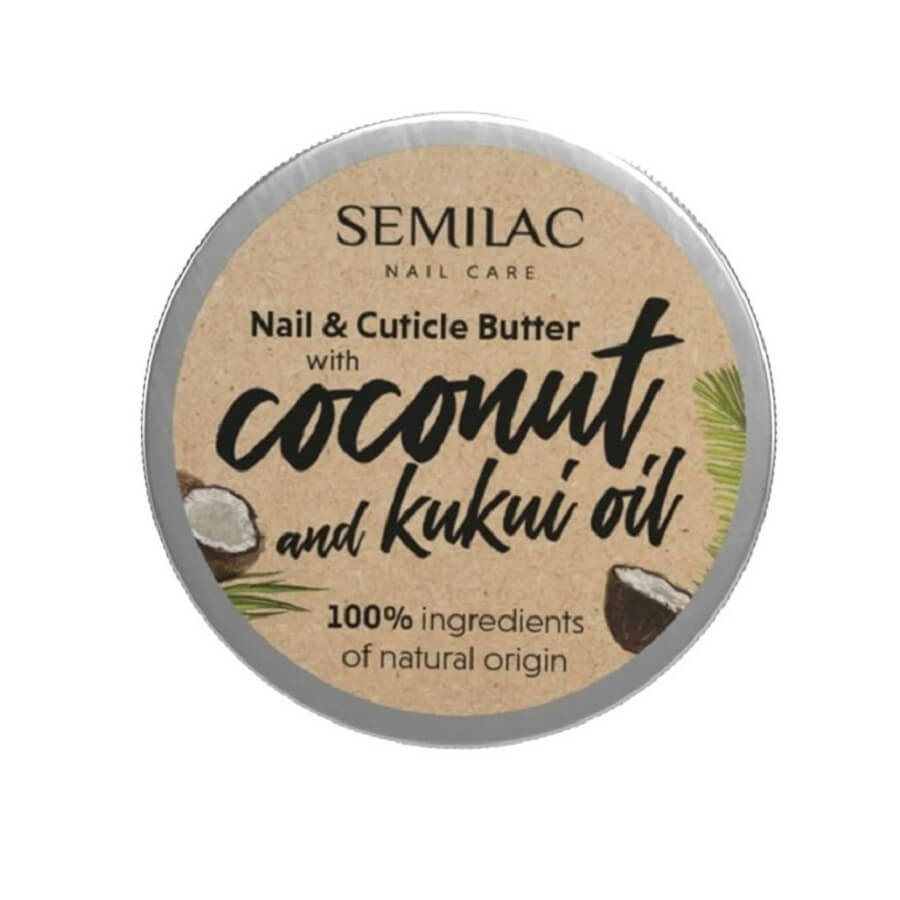 Semilac - Nail & Cuticle Butter With Coconut & Kukui Oil - 
