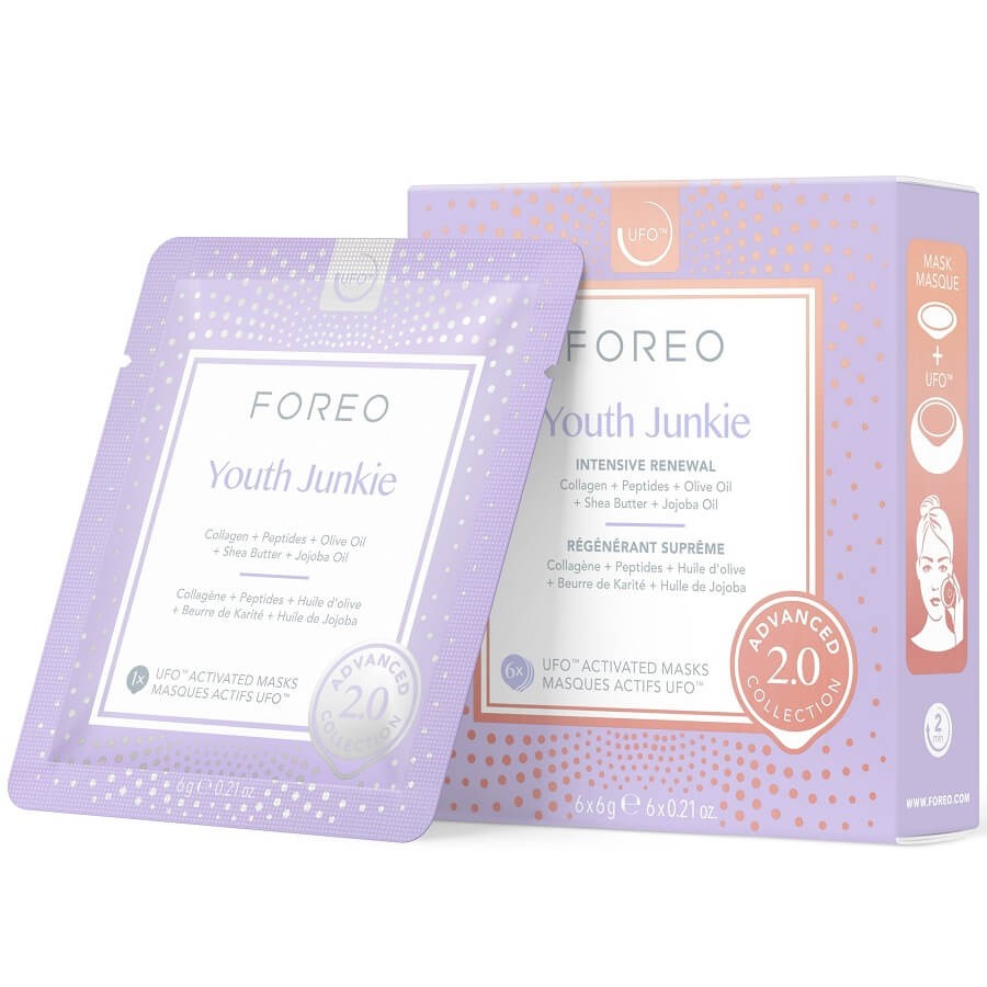 Foreo Maske Za Lice Ufo Mask Youth Junkie 2.0 Maska Njegu Lica 6 kom,