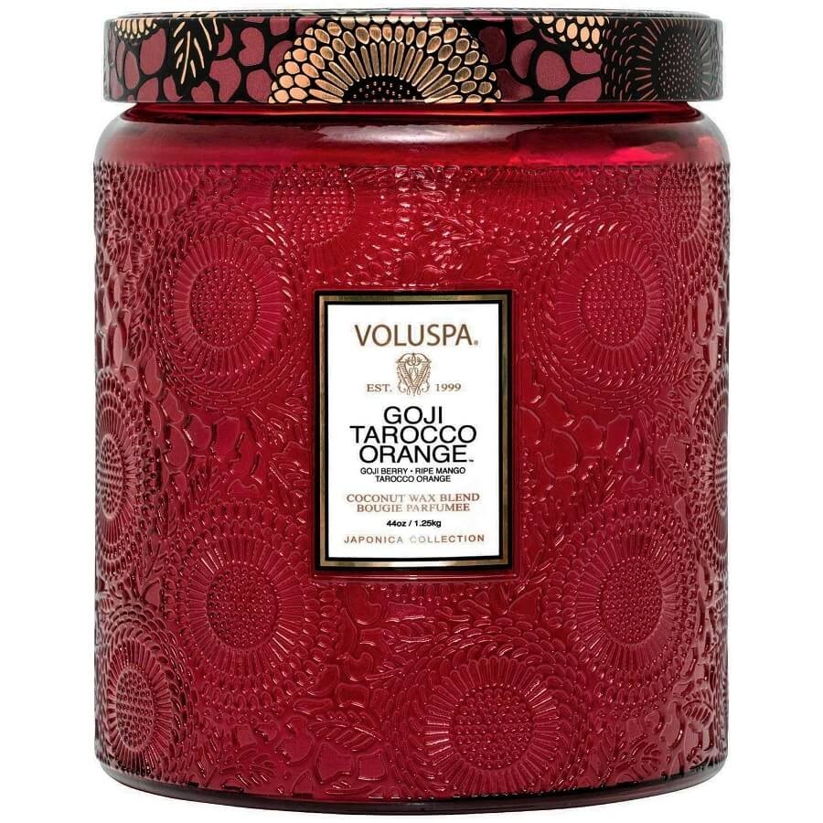 VOLUSPA - Spiced Goji Tarocco Orange Luxe Candle - 