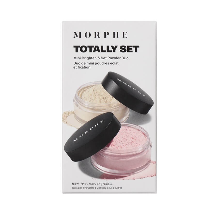 Morphe - Totally Set Mini Brighten & Set Powder Duo - 