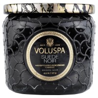 VOLUSPA Suede Noir Petite Jar Candle