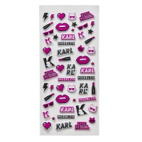 Karl Lagerfeld Karl Lagerfeld + ModelCo Limited Edition Puffer Stickers
