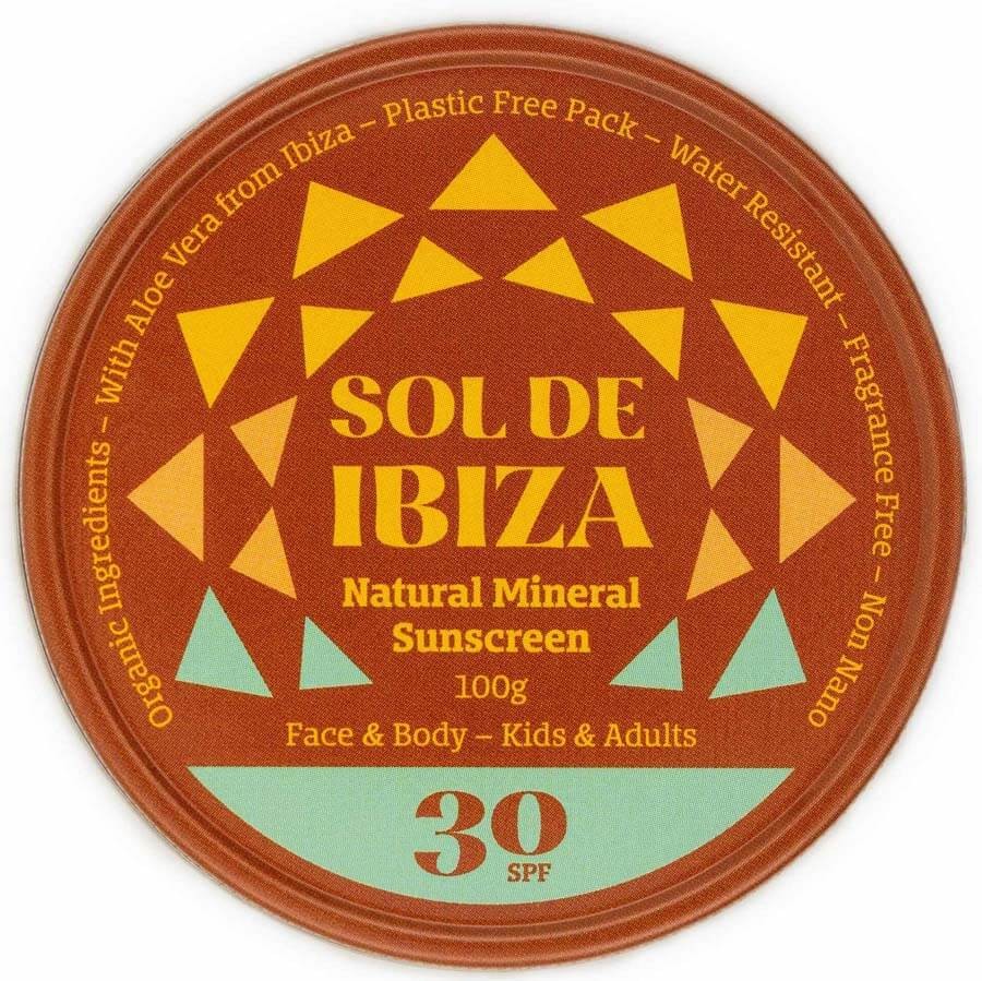 Sol de Ibiza - Natural Mineral Sunscreen Tin SPF30 - 
