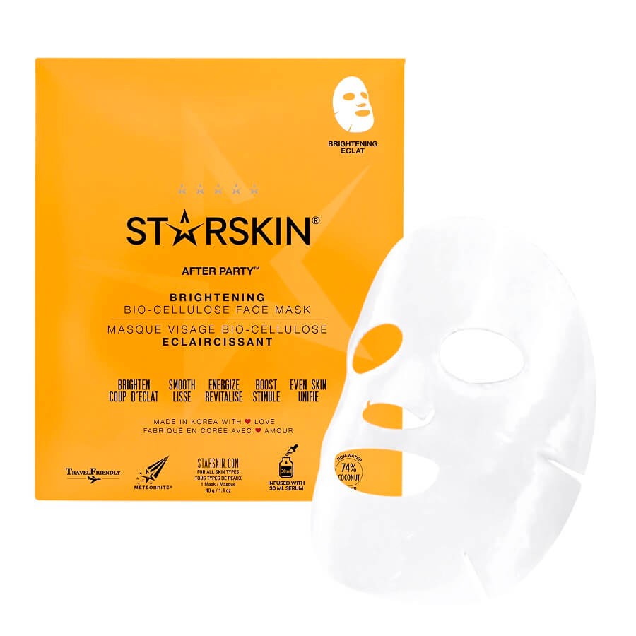 STARSKIN ® - AFTER PARTY™ Brightening Bio-Cellulose Face Mask - 