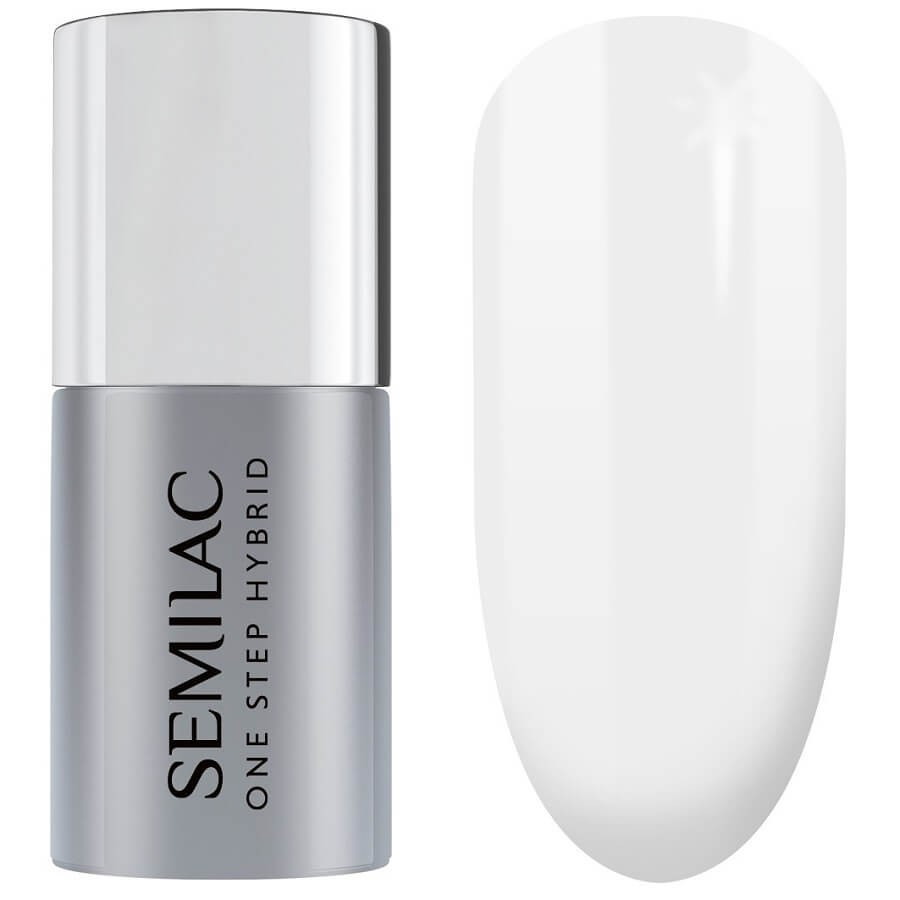 Semilac - One Step Hybrid Nail Polish - S110 - The White