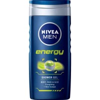 Nivea Energy Body, Face & Hair Shower Gel With Mint Extract