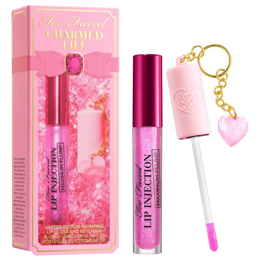 Too Faced Sjajila Za Usne Charmed Life Lip Gloss & Key Chain Sjajilo 1 kom,
