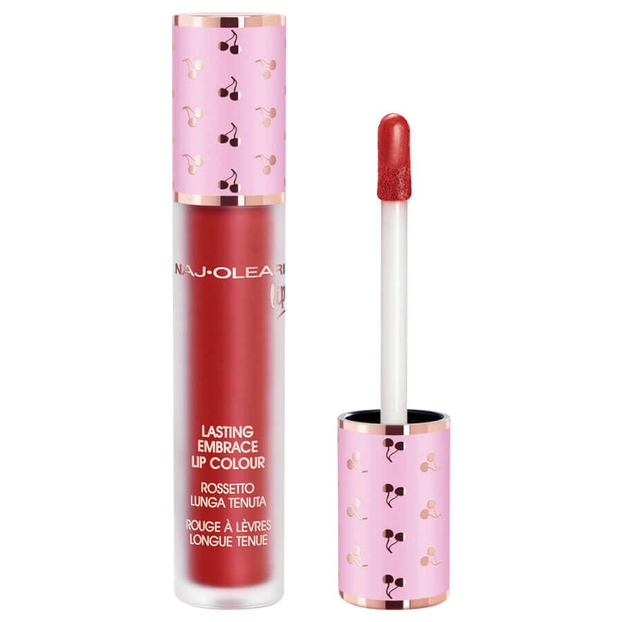 Naj Oleari Ruževi Za Usne Lasting Embrace Lip Colour Mettalic Red Ruž 5 ml