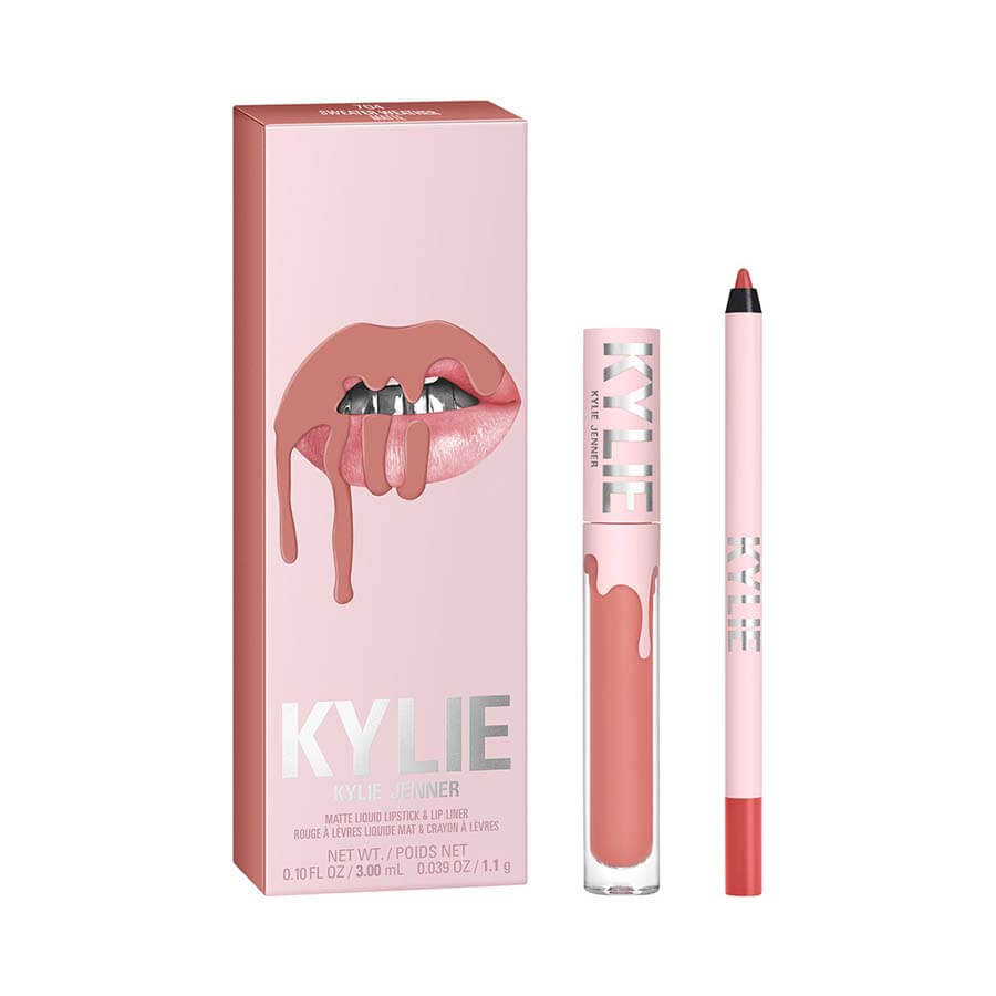 KYLIE COSMETICS Usne Matte Lip Set Sweater Weather Za 1 kom,