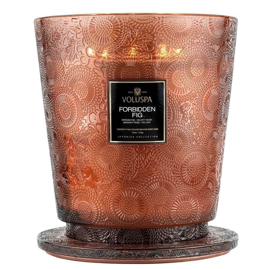 VOLUSPA Forbidden Fig 5 Wick Hearth Candle Mirisna Svijeća 3500 g