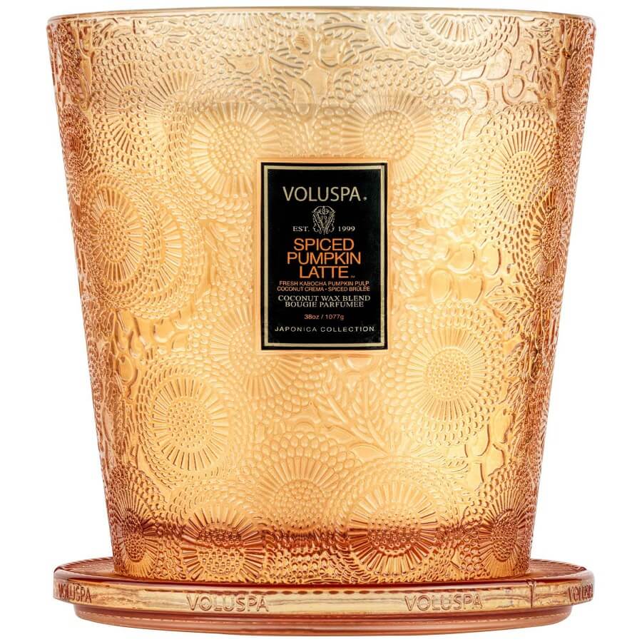 VOLUSPA Spiced Pumpkin Latte 3 Wick Hearth Candle Mirisna Svijeća 1077 g